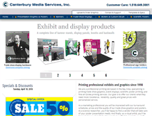 Tablet Screenshot of canterburymedia.com